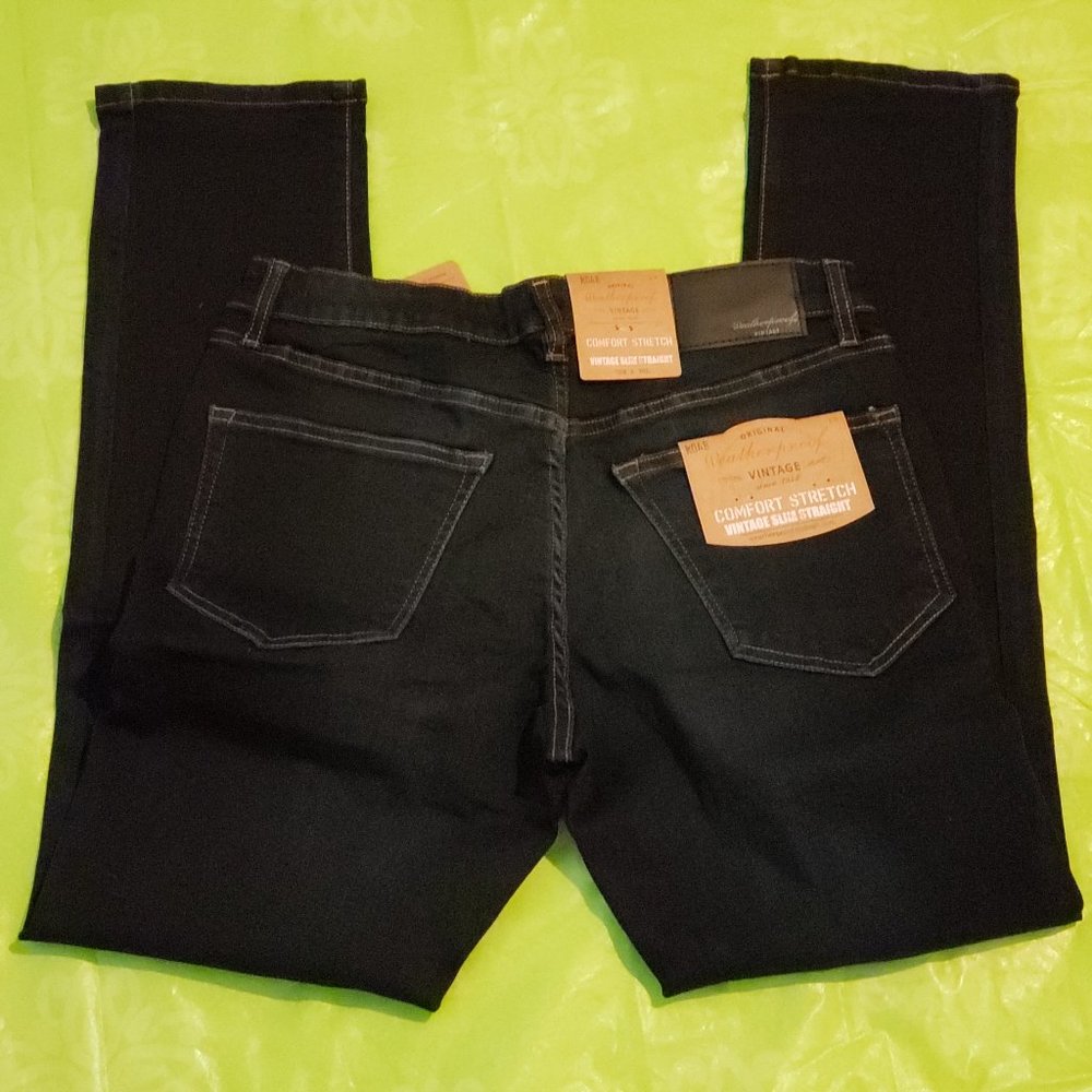 Men’s Weatherproof Vintage Comfort Slim Stretch Blue Jeans NWT Sz. 34x32